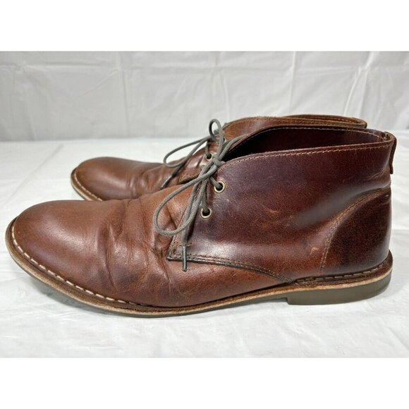 Franco Fortini Dade Brown Leather Chukka Boot Men's Size 10 M - Picture 4 of 12